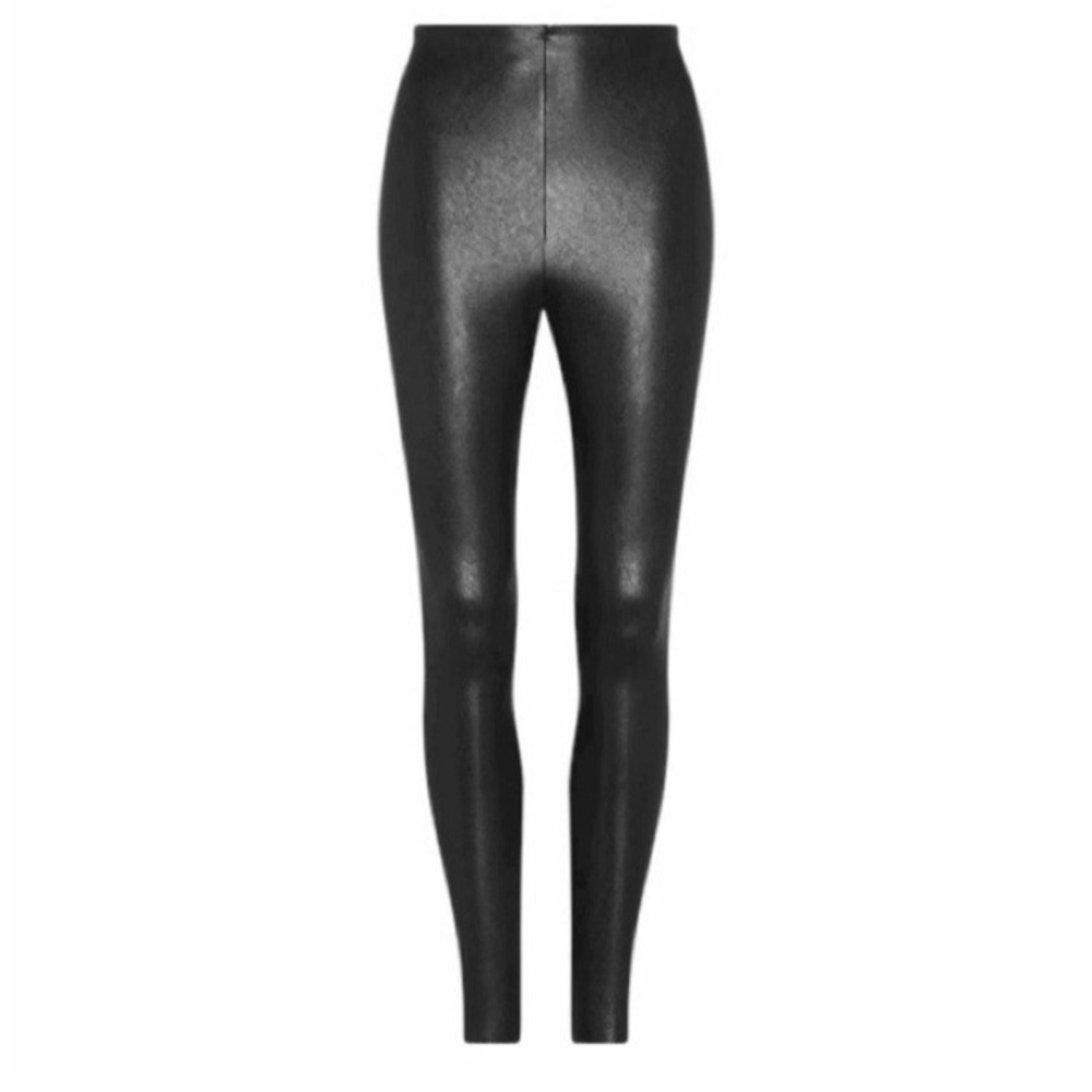 Commando Perfect Control Faux Leather Leggings High Rise Size S Black - Picture 3 of 8